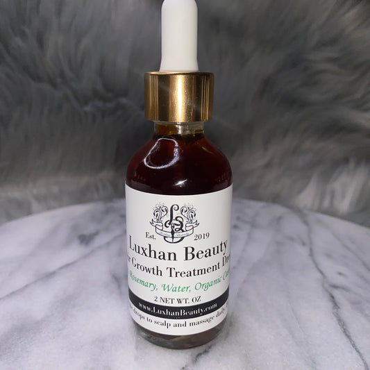 Hair Growth Treatment Drops Cloves, Rosemary, Distilled Water, and Organic Castor Oil, All Natural