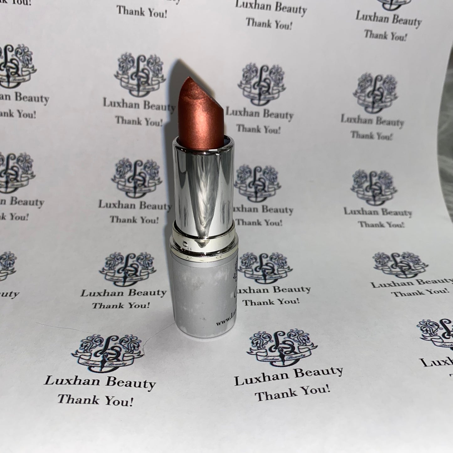 Chocolate Brown, Luxhan Beauty, Metallic Shimmery Lisptick