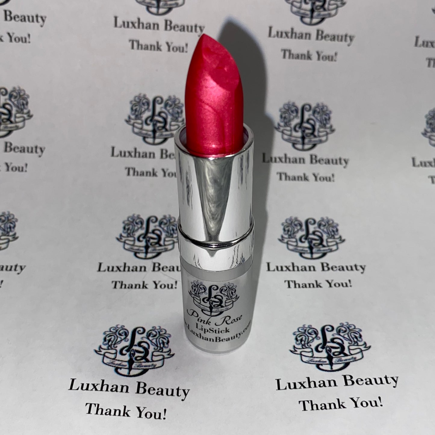 Metallic, Pink Rose, Luxhan Beauty, Lipstick, Pink, Rose, Shimmering