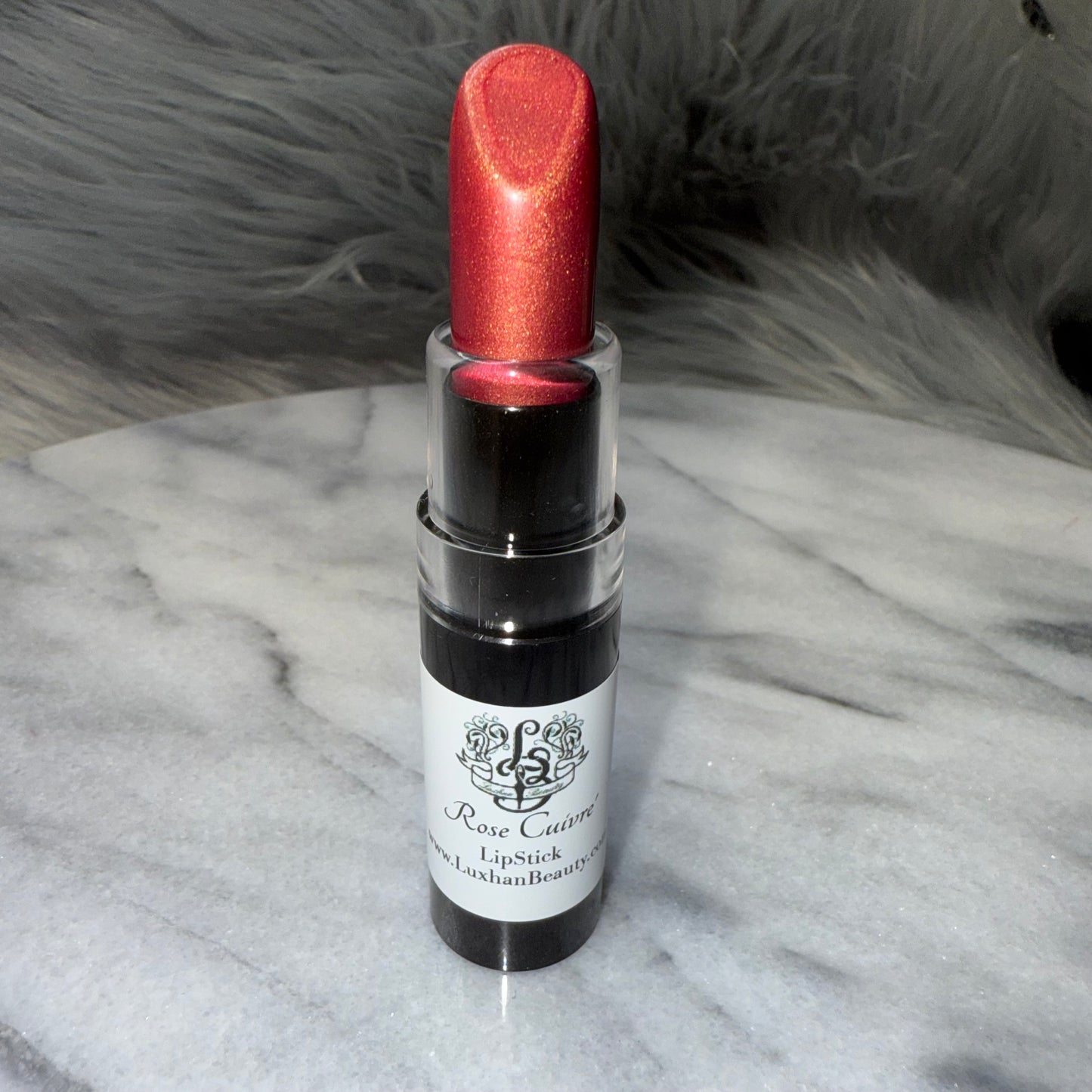 Rose Cuivre Luxhan Beauty Lipstick, (Red Copper Gold), Luxhan Beauty