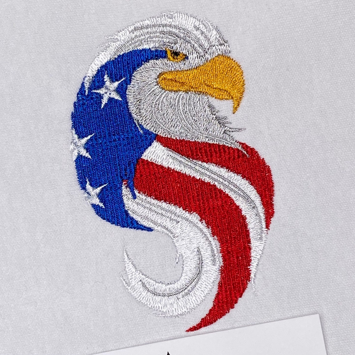 4th of July, America, All American, Eagle, Red White and Blue, Patriotic, Elections, Quincentennial, Embroidered T Shirt,