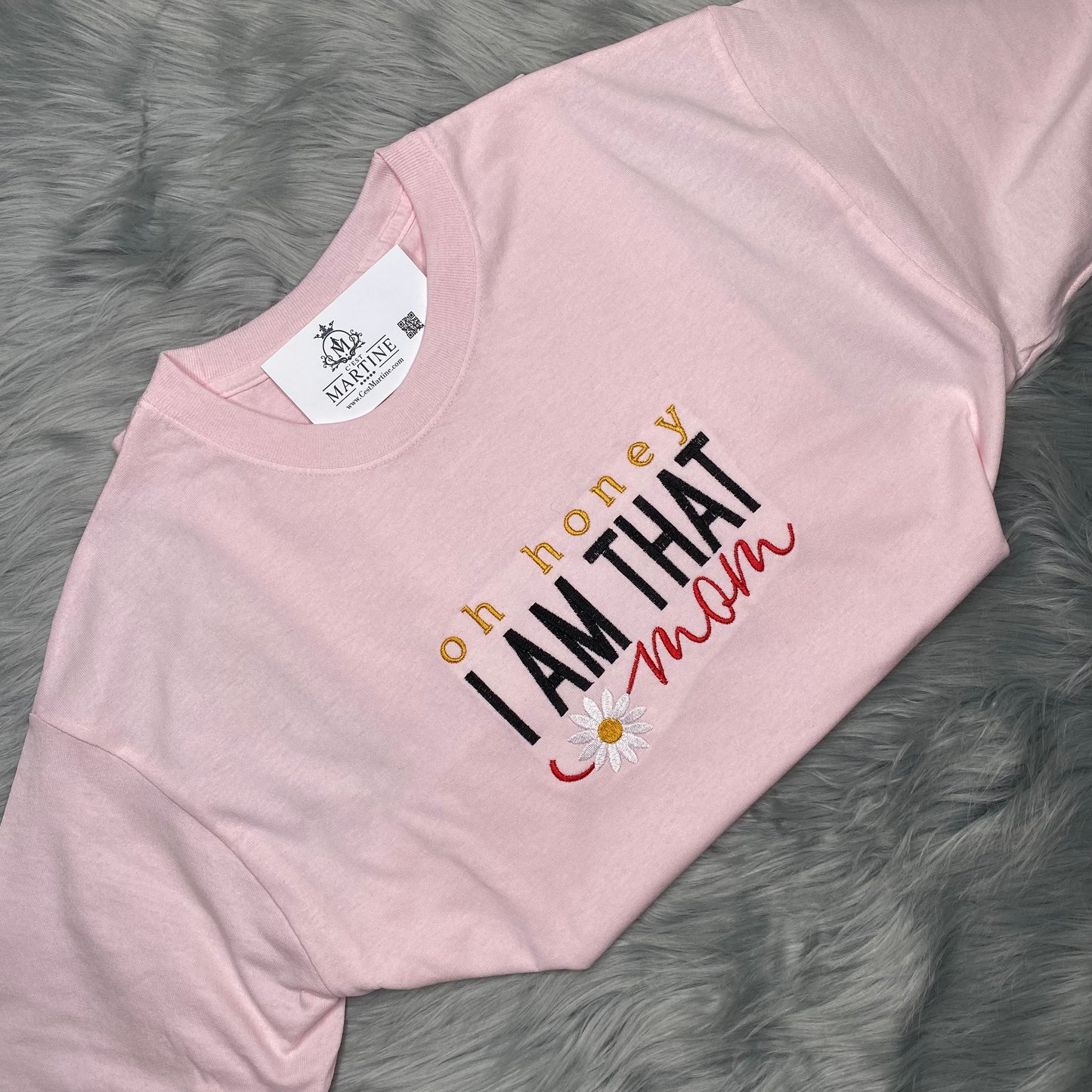 I AM That Mom Mother's Day Embroidered Gift T-Shirt