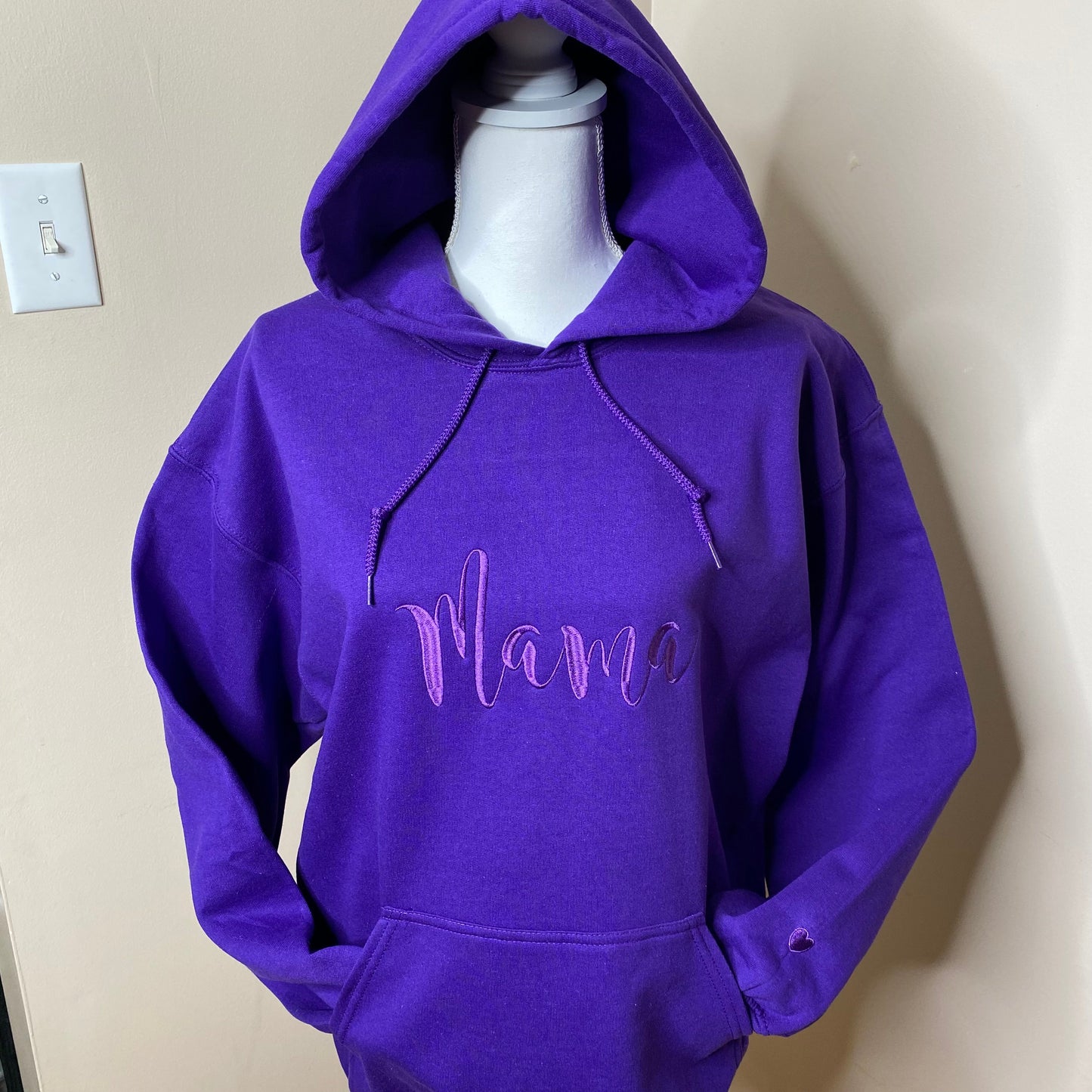 Embroidered Mama Hoodie, Sweatshirt, Mama